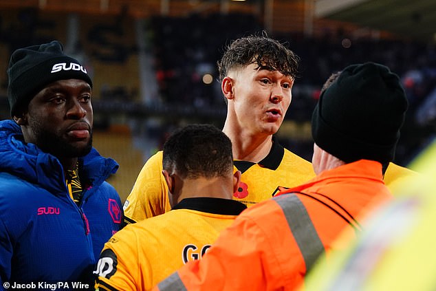 Jorgen Strand Larsen, who was close to leaving the club in the summer, was also at the forefront of the chaos