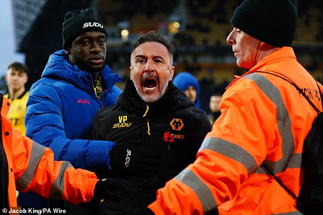 Wolves manager Vitor Pereira lost his rag with his own fans after slumping to another loss on Sunday