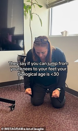 Social media is awash with videos of people attempting the squat jump challenge