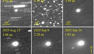 Astronomers observed 3I/ATLAS strangely shift the position of its tail as it approached our sun in October 2025