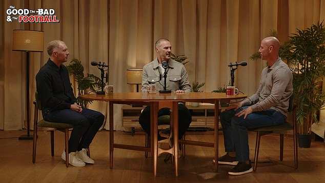 But now the former midfielder is focusing on the flexibility of his own podcast alongside Paddy McGuinness and old team-mate Nicky Butt