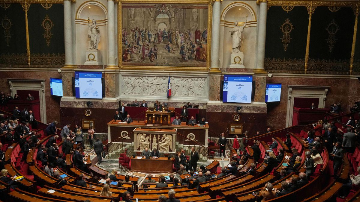 Did teenagers wreak havoc in France's National Assembly?