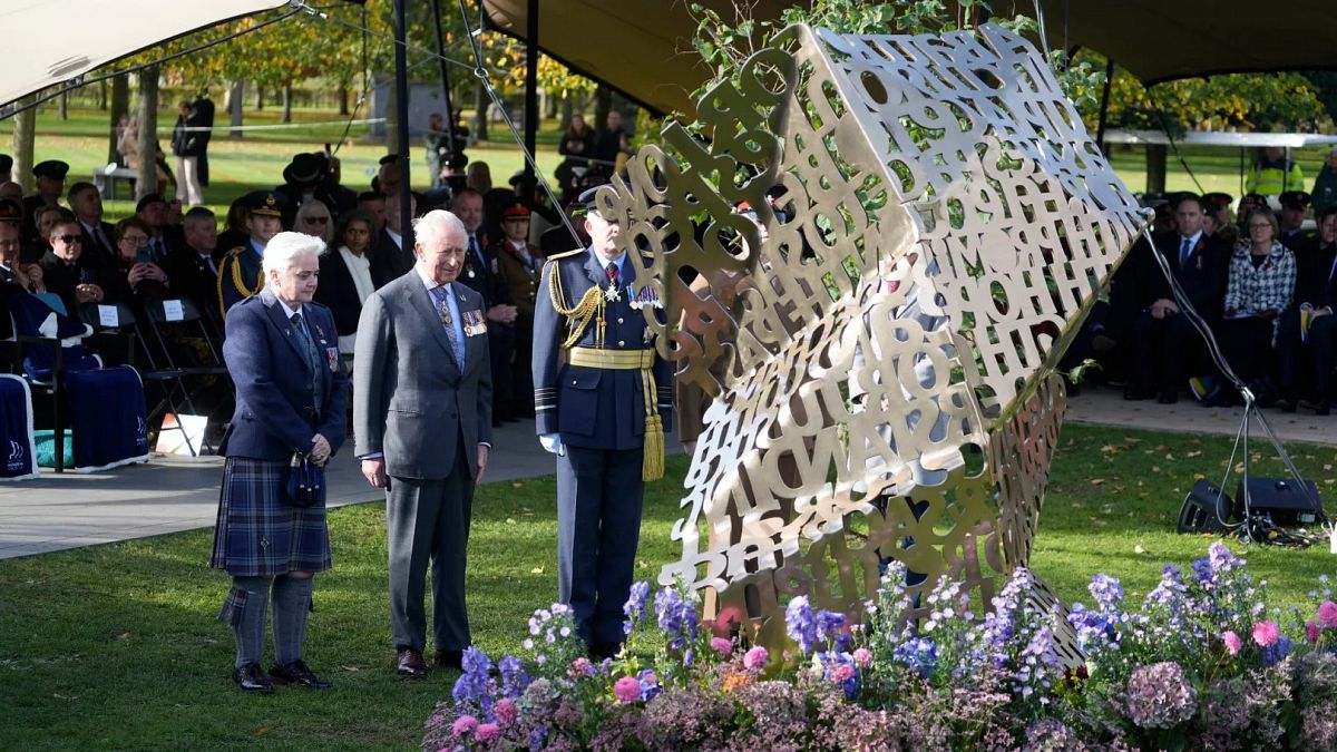 King Charles dedicates Britain's first national memorial to LGBTQ+ troops