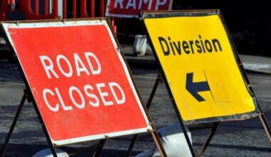 B4064 Redwick Road, Pilning closure until November
