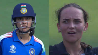 Smriti Mandhana shocked, makes U-turn after surviving LBW scare; New Zealand players in disbelief