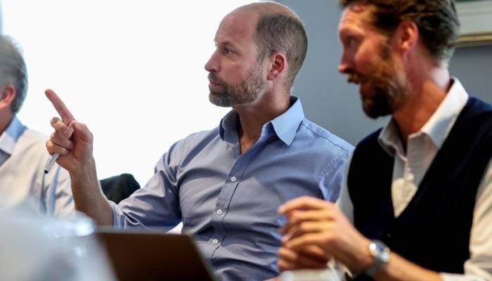 Prince William behind the scenes at Windsor with Duchy secretary