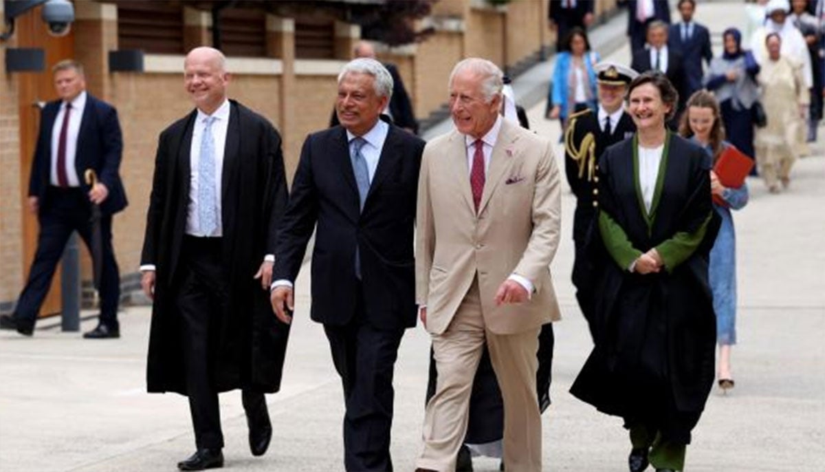 King Charles on visit to Oxford