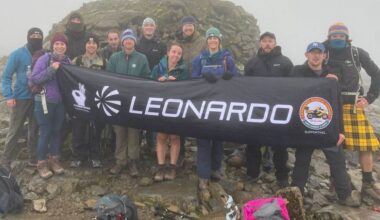Leonardo Colleagues Conquer Three Peaks for Charity