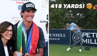 Christo Lamprecht tour card, height, driving distance, South African, Ernie Els, interview, latest news, video, highlights