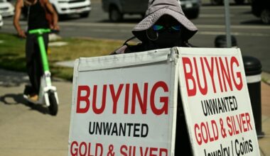 Silver price hits decades high as gold rush eases