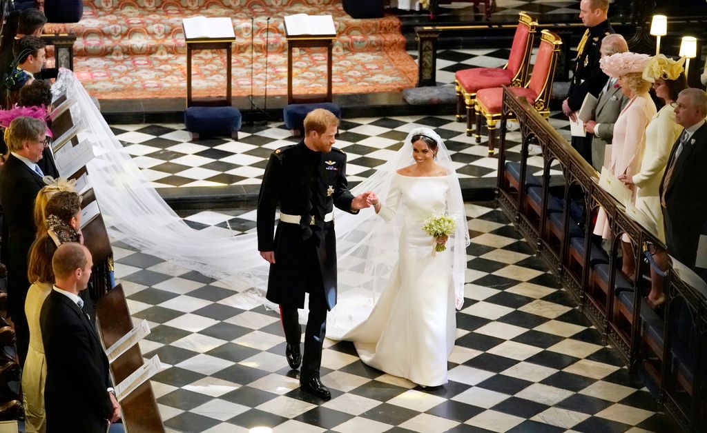 Prince Harry and Meghan Markle's wedding in St George's Chapel at Windsor Castle on May 19, 2018