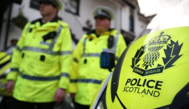 Man drives Peugeot into police amid car chase in Dennistoun