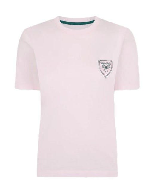 Cotton Embroidered Crest T-Shirt