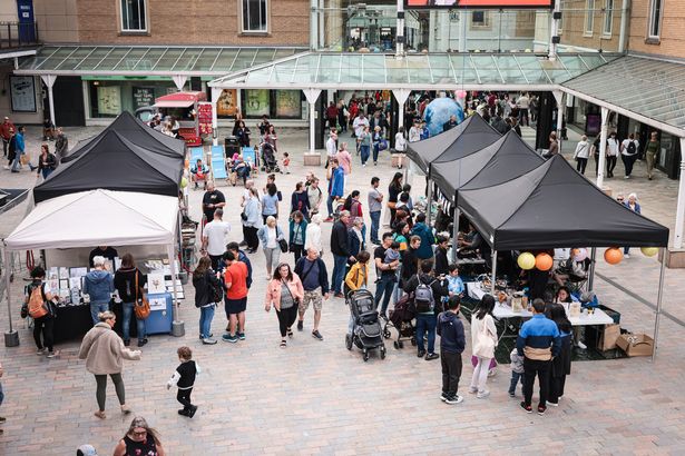 Moon festival at Stockport’s Merseyway Shopping Centre.