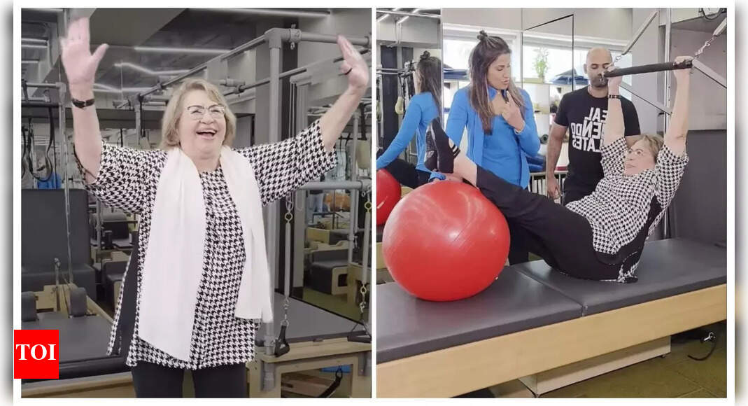 Here’s how 85-year-old Helen maintains her fitness; the secret lies in pilates, intermittent fasting, and dancing - Watch |
