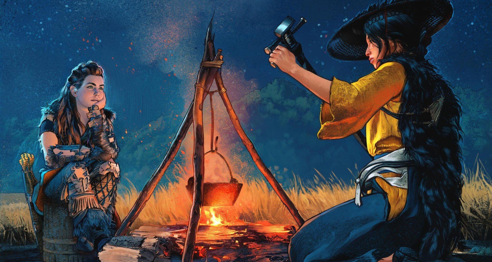 PS Studios Celebrates Launch of Ghost of Yotei on PS5 with Gorgeous Artwork