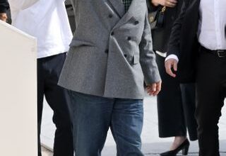 Arnold Jerocki/Getty Johnny Depp arriving at the Dior Spring/Summer 2026 fashion show