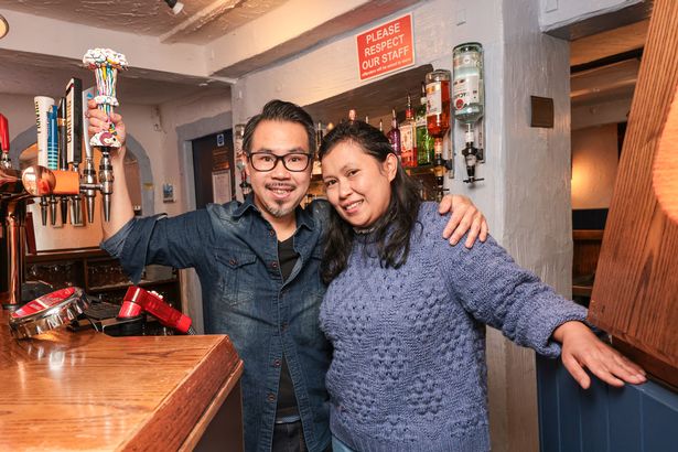 Couple Habibie and Emma run The Rising Sun in Bredbury