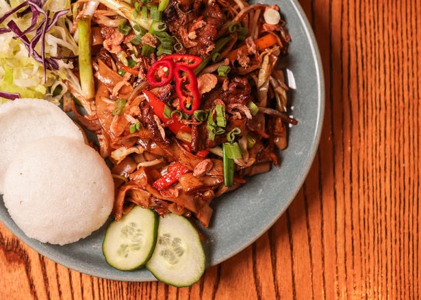 The menu spans a number of Southeast Asian dishes