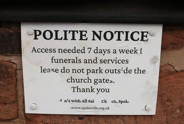 Residents say parking outside All Saints Church is an issue too