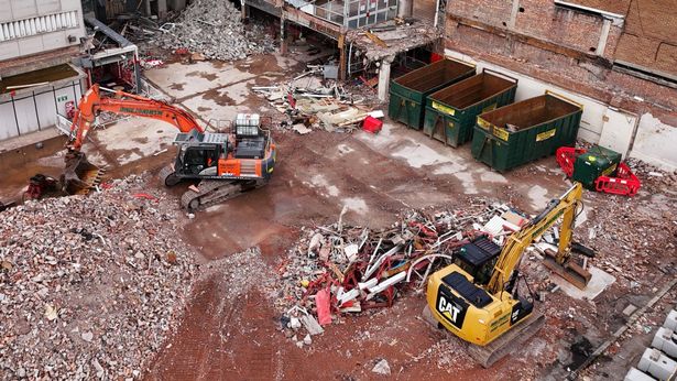 Bootle Strand demolition site