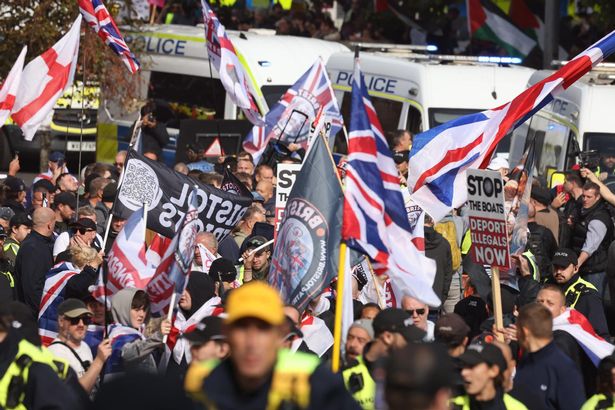 Anti-immigration protesters 