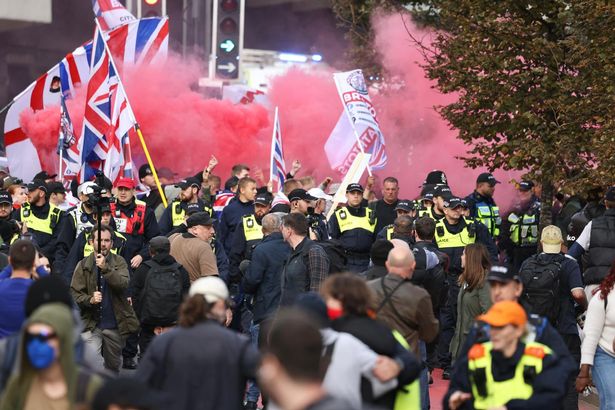 Anti-immigration protesters 