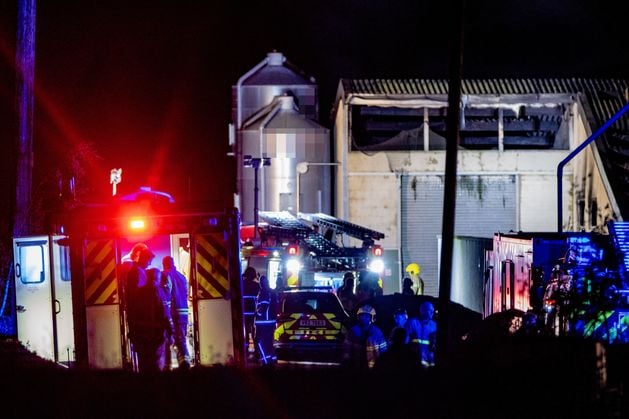 51 Firefighters battle serious blaze at Coleraine pig farm