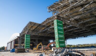 Strip-out completes on Bristol’s Brabazon Hangars