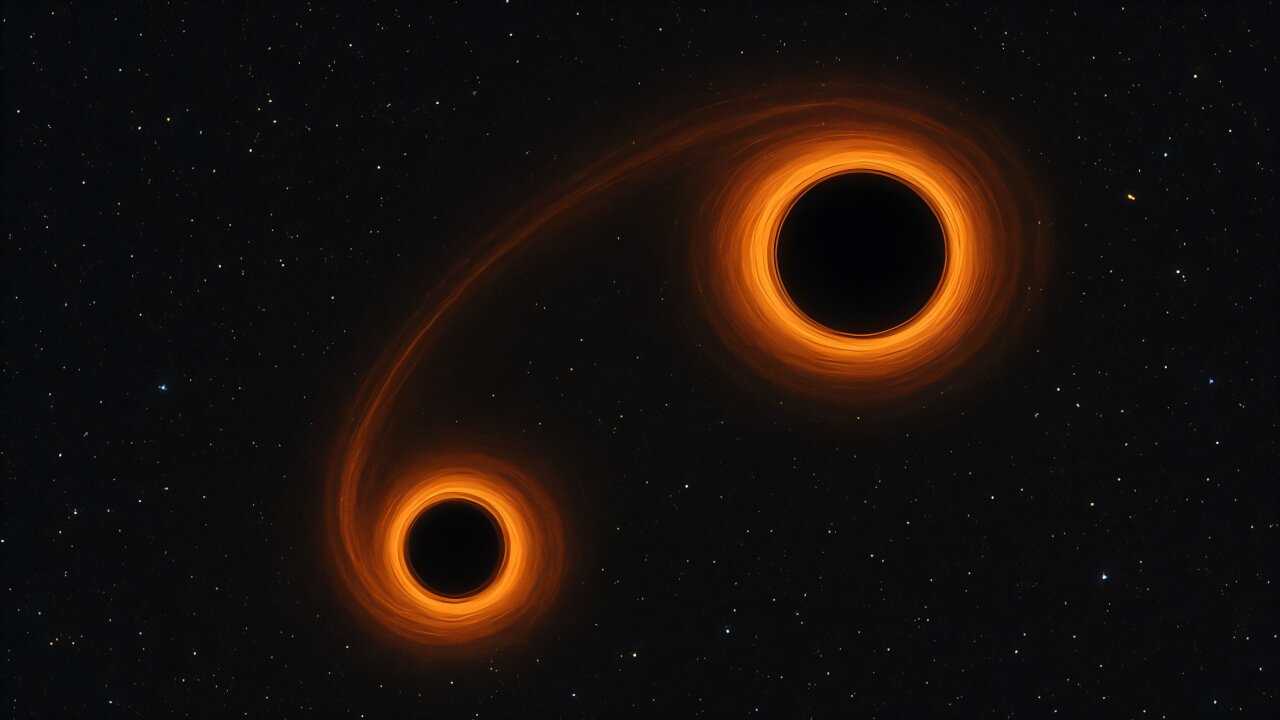Likely origins of black hole collision with 'squashed' orbital path revealed