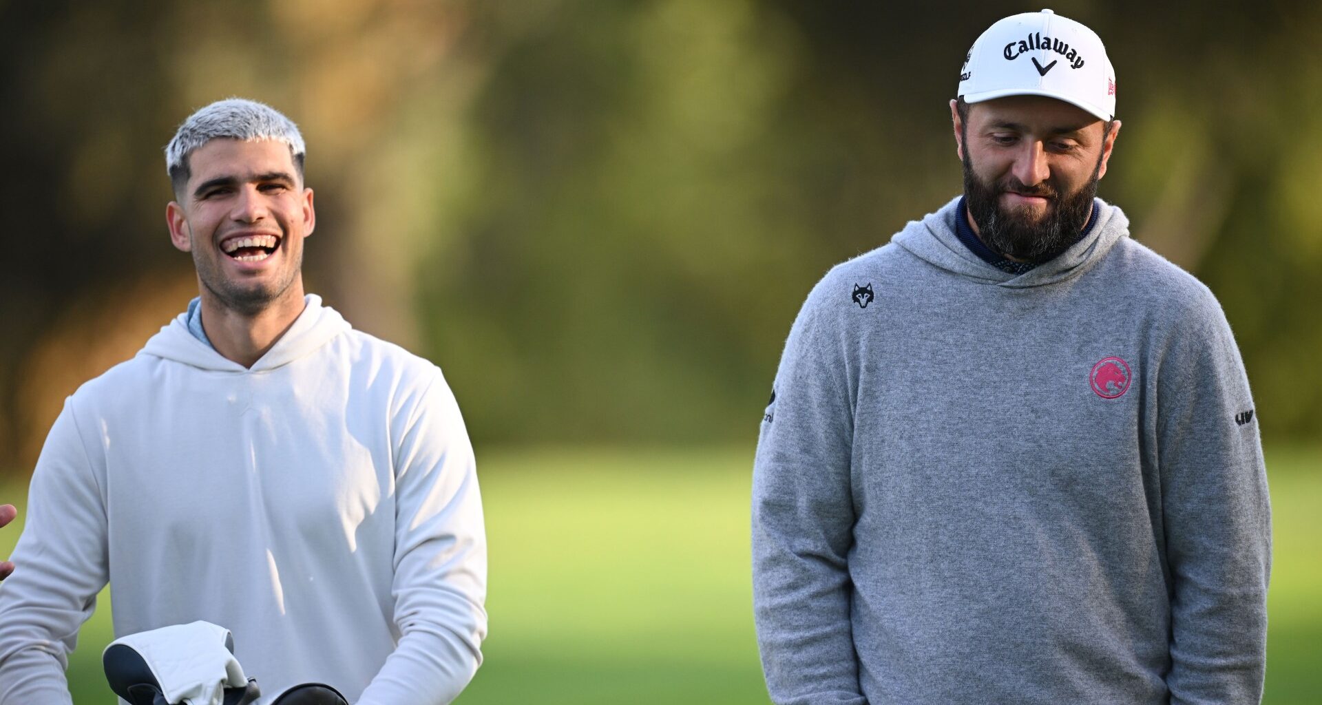 Carlos Alcaraz upstages Ryder Cup star as he shows off flawless swing at Open de Espana Pro-Am