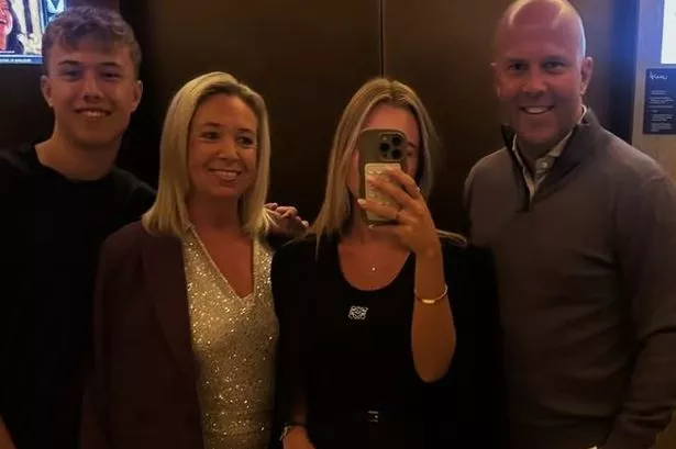 Arne Slot and his family 