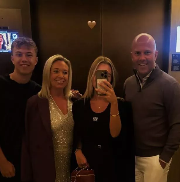 Arne Slot and his family 