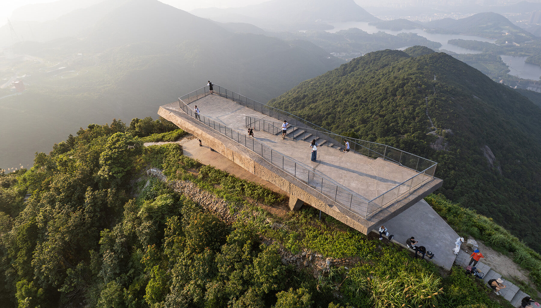 Shenzhen Meishajian Viewing Platform / line+ studio