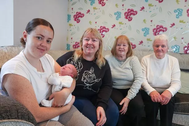 Five generations of same family