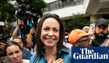 Venezuelan politician María Corina Machado wins Nobel peace prize | Nobel peace prize
