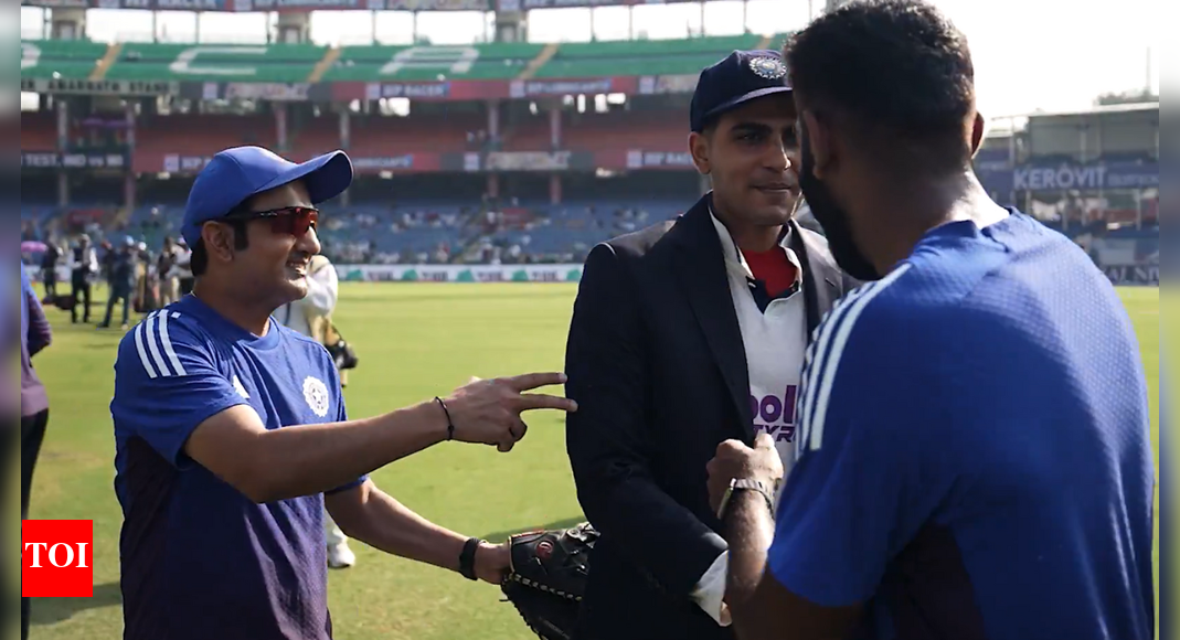 Gautam Gambhir, Jasprit Bumrah’s epic reaction goes viral after Shubman Gill wins first toss | Cricket News