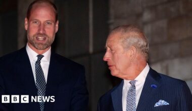 King Charles and Prince William together for climate event