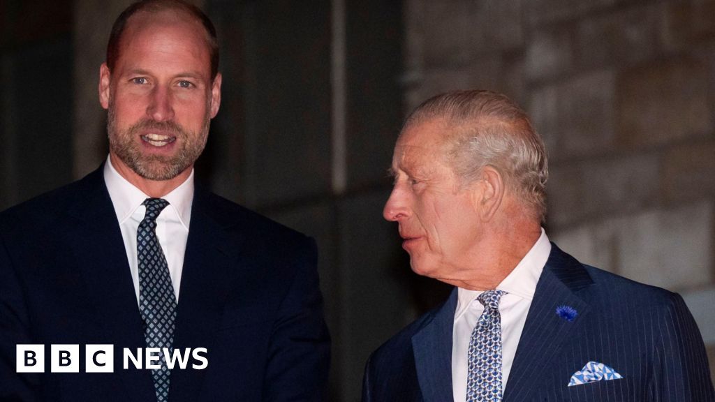 King Charles and Prince William together for climate event