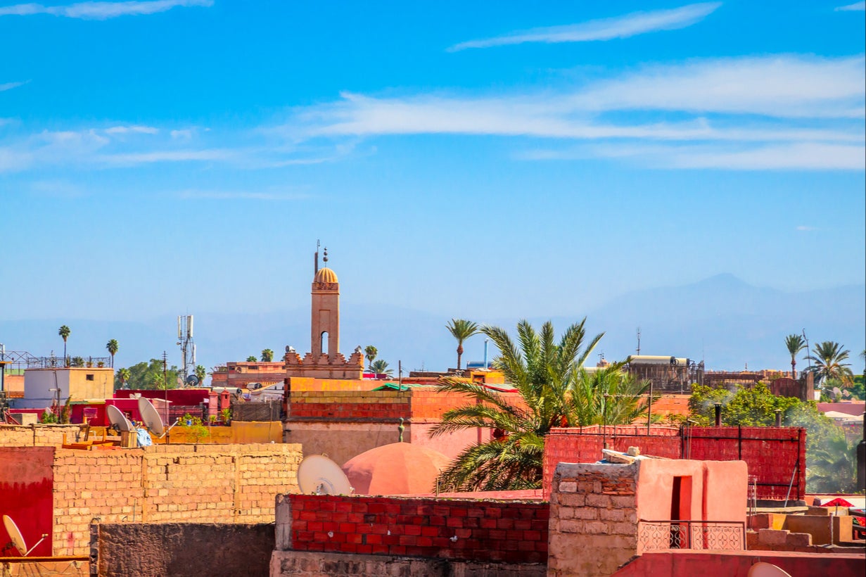 Marrakech offers a colourful alternative to those avoiding Schengen area travel