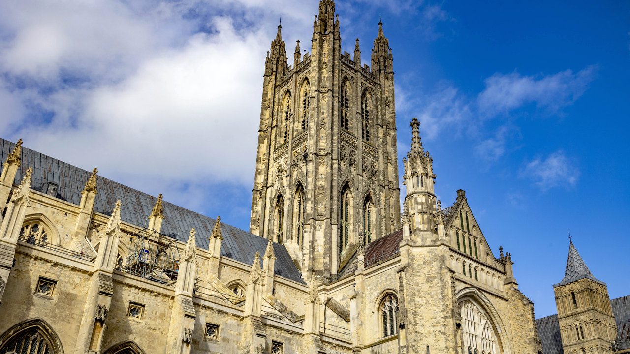 Canterbury Cathedral graffiti art installation sparks outrage from Vance, Musk