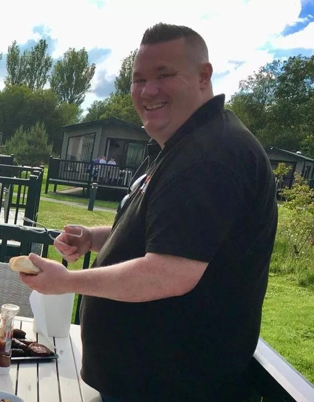 Martin before his weight loss
