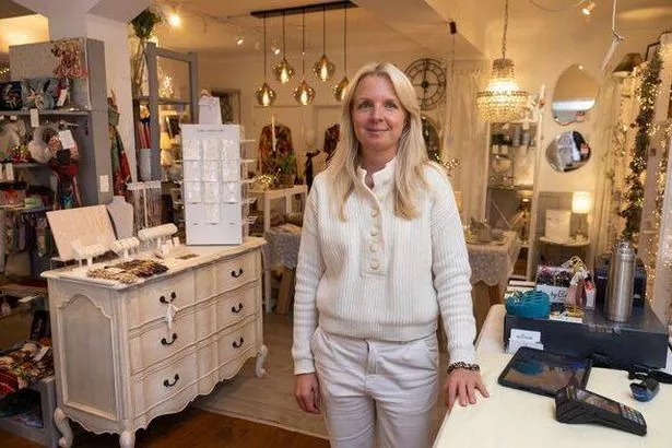 Victoria Strickland at Pamperhouse which sells a range of homeware and gifts