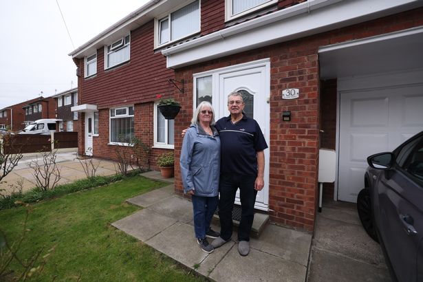 Linda and John Crilly at home on Bulwer Street in Bootle
