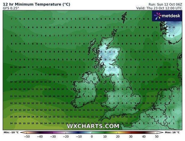 UK weather maps