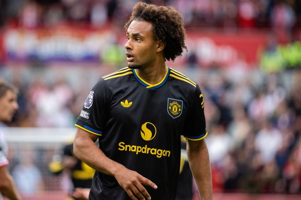 Manchester United centre-forward Joshua Zirkzee
