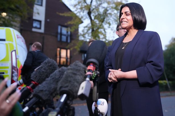 Shabana Mahmood speaks in Manchester following the attack