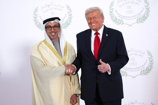 Sheikh Mansour and Donald Trump