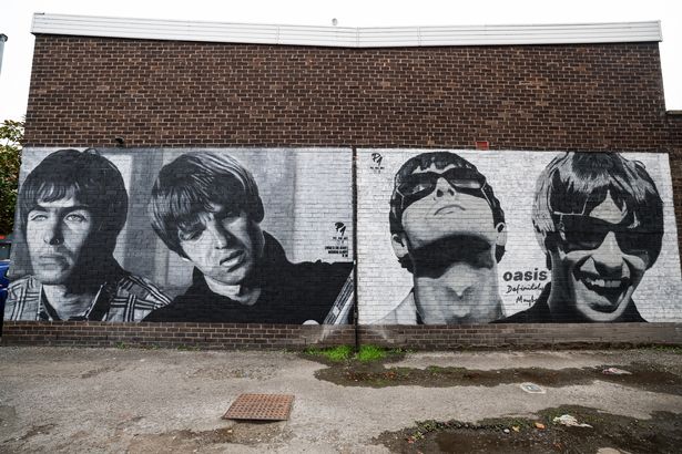 The new artwork sits alongside last year's Definitely Maybe mural