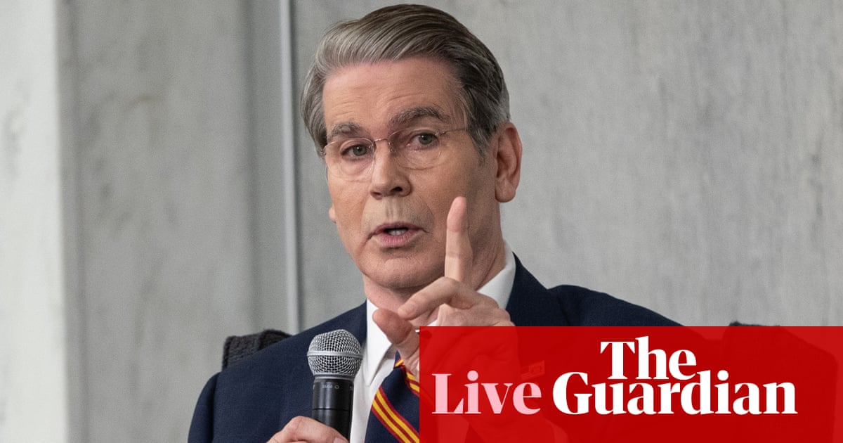 US treasury secretary accuses Beijing of trying to damage global economy; silver hits record high – business live | Business